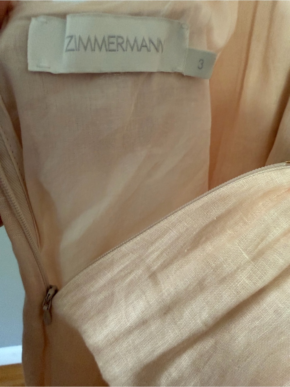 Zimmermann Ascension Twist Front Dress Palm Floral Linen Silk Maxi US 10 NWOT - Picture 6 of 16